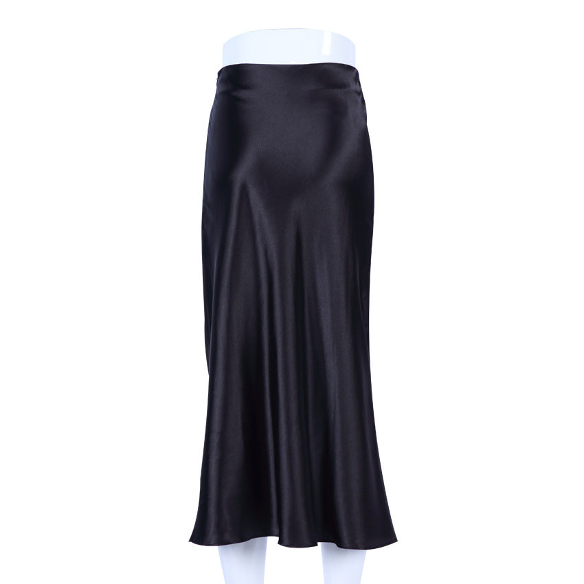 High-Waist A-Line Skirt
