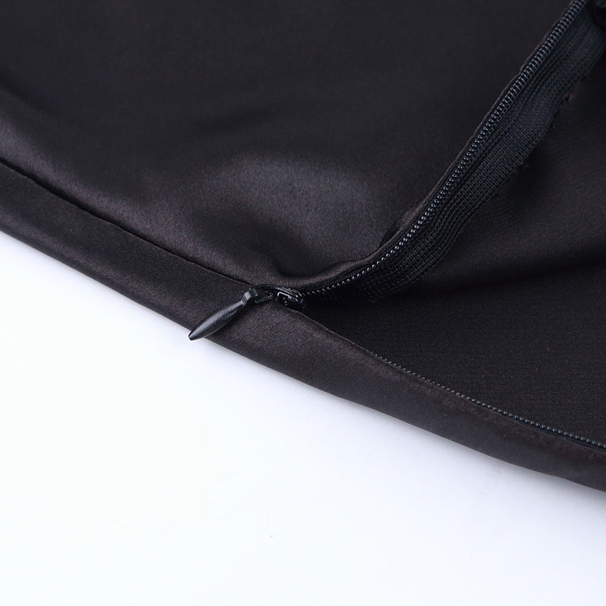 High-Waist A-Line Skirt